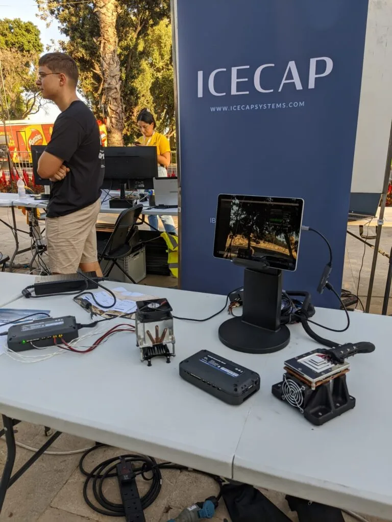 ICECP Demo setup atScience in the City 2024